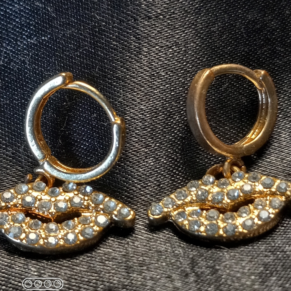 Lips as Earrings